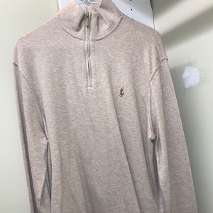 Oatmeal Polo Ralph Lauren Quarterzip